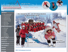 Tablet Screenshot of gs-schneesportschule.de